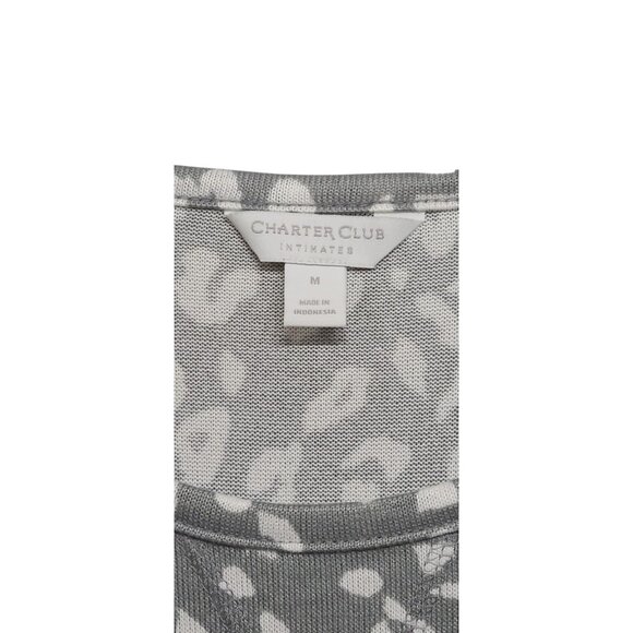 Charter Club Intimates Sleepshirt Womens Medium Animal Print Nightgown - Picture 3 of 5